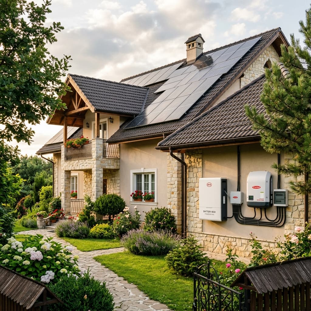 Instalare fotovoltaică 10 kWp – Baciu, Cluj