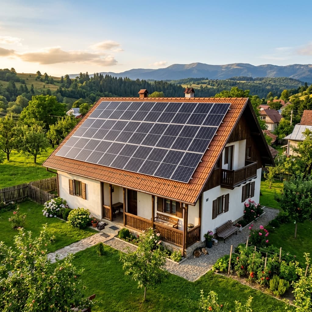 Instalare fotovoltaică 12 kWp – Turda, Cluj